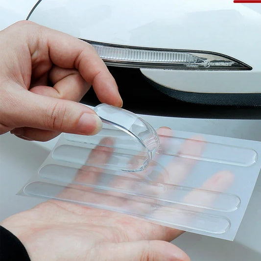 4/8/10 Pcs Transparent Car Door Edge Guards Anti-Collision Stickers