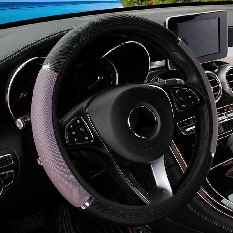 Car Steering Wheel Cover PU Leather