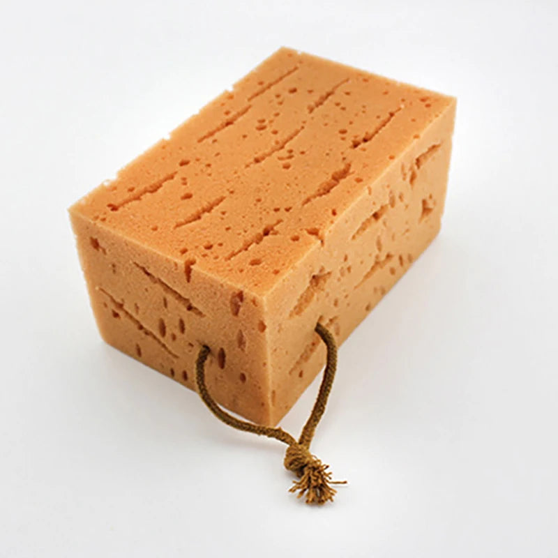 Super-Soft Coral Fleece Wash Sponge – Scratch-Resistant, Lint-Free Shine