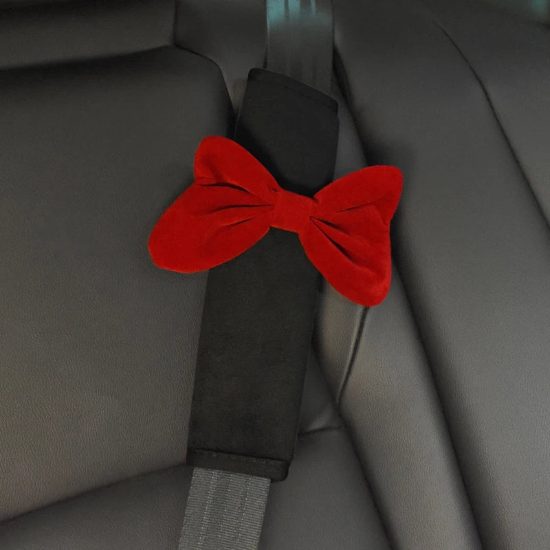 Cute Cartoon Red Car Accessories for Women