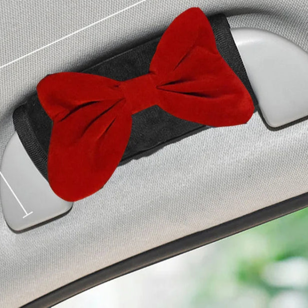 Cute Cartoon Red Car Accessories for Women