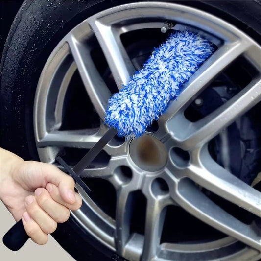 Plush Wheel Premium Cleaning Brush – Scratch-Safe Deep Rim Cleaning
