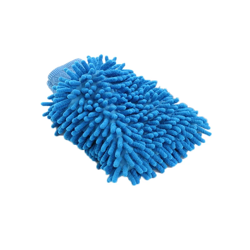 Plush Chenille Wash Glove – Scratch-Free, Lint-Free Car Cleaning