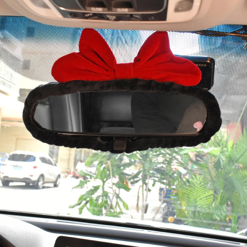 Cute Cartoon Red Car Accessories for Women