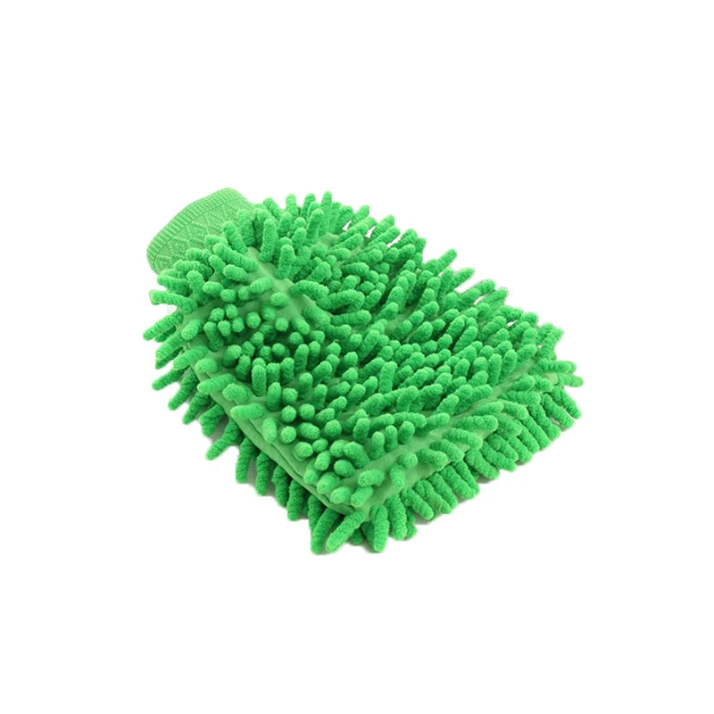 Plush Chenille Wash Glove – Scratch-Free, Lint-Free Car Cleaning