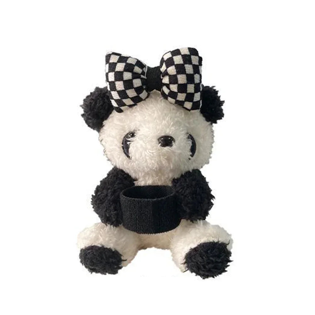 Plush Panda Clutch Decoration Car Wiper Turn Signal Switch Ornaments