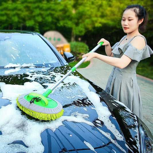 Telescoping Long Handle Cleaning Mop Auto Accessories