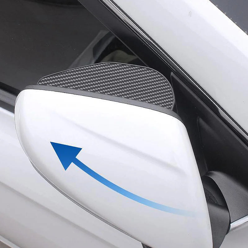 Rearview Mirror Rain Shields – Clear Vision in Rainy Weather (2-Pack)