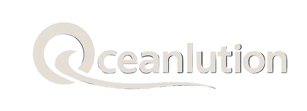 Logo of Oceanlution on a dark blue background